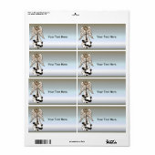 KerstAngel Brass Trumpet Etiket (Full Sheet)