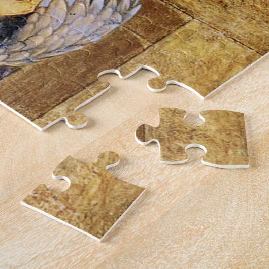 Kerstangel Burne-Jones Pre-Raphaelite Puzzle Legpuzzel (Zijkant)