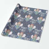 kerstangel cadeaupapier (Uitgerold)