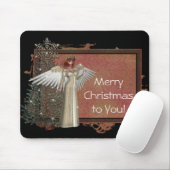 Kerstangel Design 1 Mousepad Muismat (Met muis)