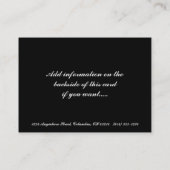 KerstAngel Design 1-Visitekaartje Visitekaartje (Achterkant)