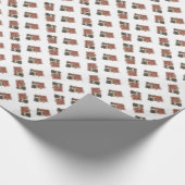 Kerstangel Design 1 - Vrolijk kerstfeest Cadeaupapier (Hoek)