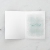 KerstAngel Folded Holiday Card Feestdagen Kaart (Binnen)