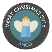 KerstAngel Hockey Puck (Voorkant)