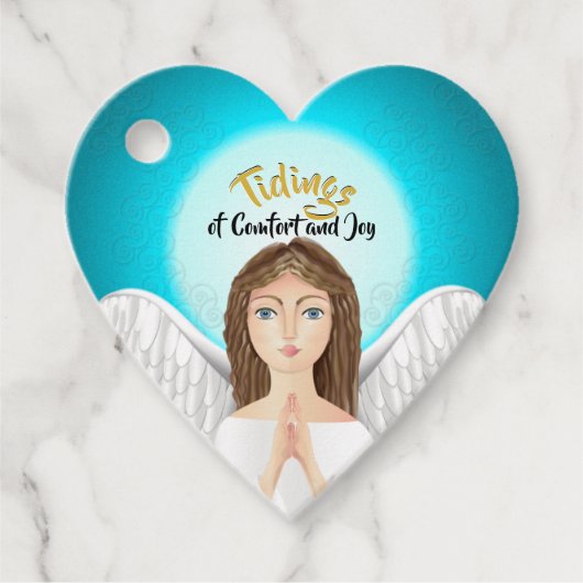 KerstAngel Holiday Bedankjes Labels (Voorkant)