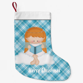 Kerstangel Holiday cartoon Kleine Kerstsok