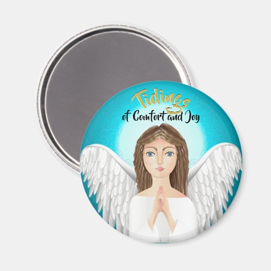 KerstAngel Holiday Magneet (Voorkant / Achterkant)