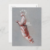 KerstAngel Joy Feestdagenkaart (Voorkant / Achterkant)