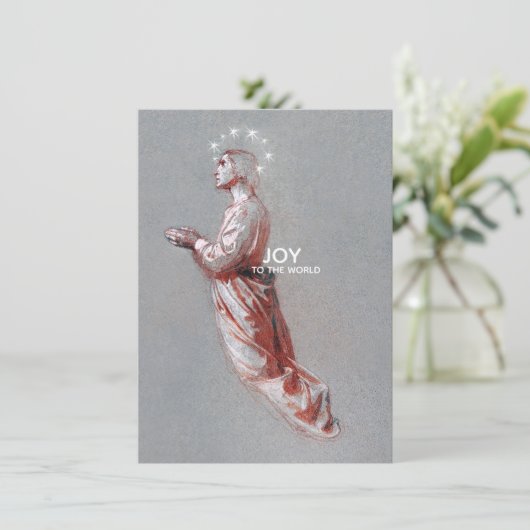 KerstAngel Joy Feestdagenkaart (Staand voorkant)