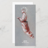 KerstAngel Joy Feestdagenkaart (Voorkant / Achterkant)