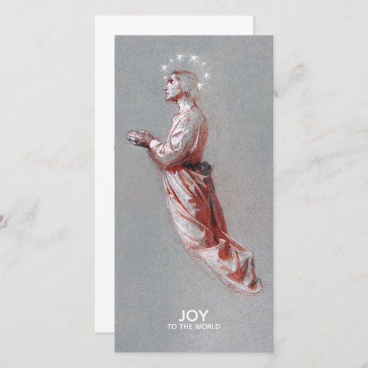 KerstAngel Joy Feestdagenkaart (Voorkant / Achterkant)