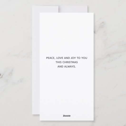 KerstAngel Joy Feestdagenkaart (Achterkant)