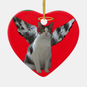 kerstangel Kat Ornament
