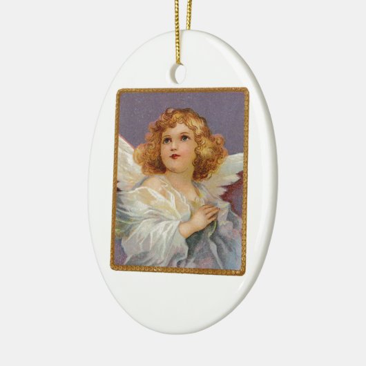 Kerstangel Keramisch Ornament (Links)