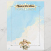 Kerstangel-koeskoeken, feestmenu (Voorkant)