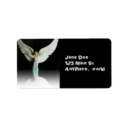 kerstangel-label etiket (Voorkant)