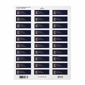 Kerstangel-labels voor retouradressen etiket (Full Sheet)