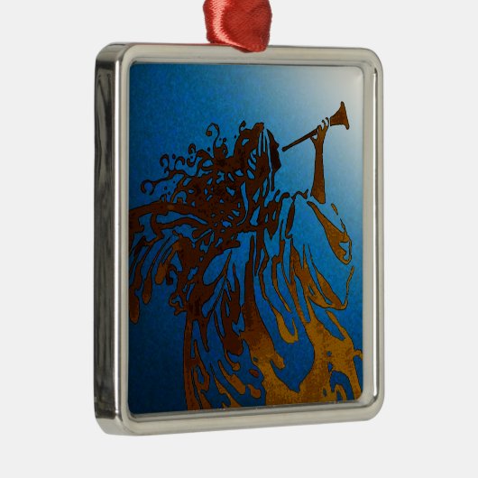 Kerstangel Metalen Ornament (Rechts)