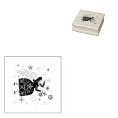 KerstAngel Rubber Stamp Rubberstempel (Gestempeld)