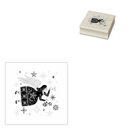 KerstAngel Rubber Stamp Rubberstempel