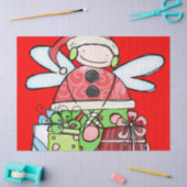 KerstAngel Santa Angel Tissue Paper Red Tissuepapier (Craft)