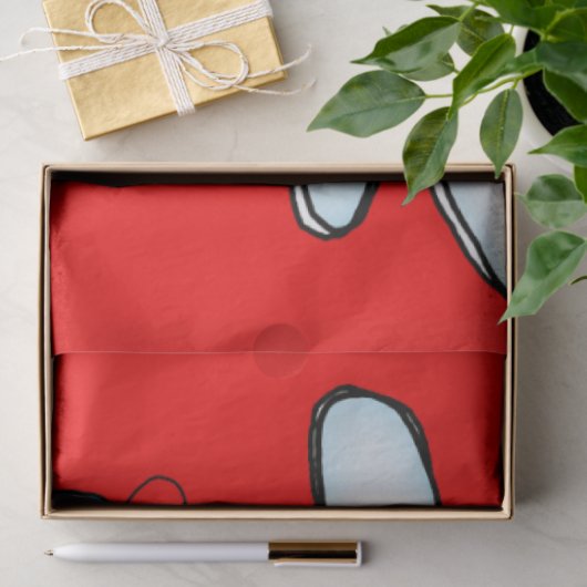 KerstAngel Santa Angel Tissue Paper Red Tissuepapier (Geschenk)