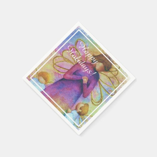 Kerstangel Servet (Hoek)