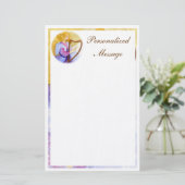 Kerstangel Stationery Briefpapier (Staand voorkant)