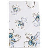 Kerstangel van Faith Random Pattern Collage Medium Cadeauzakje (Voorkant)