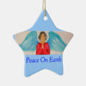 kerstangel-versiering keramisch ornament (Rechts)