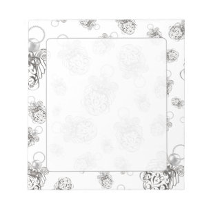 Kerstangel voor het collage-patroon van de vredesf notitieblok