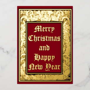 kerstAngels Border uit 1912 Folie Feestdagenkaart