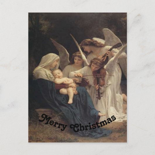 Kerstangels Briefkaart (Voorkant)