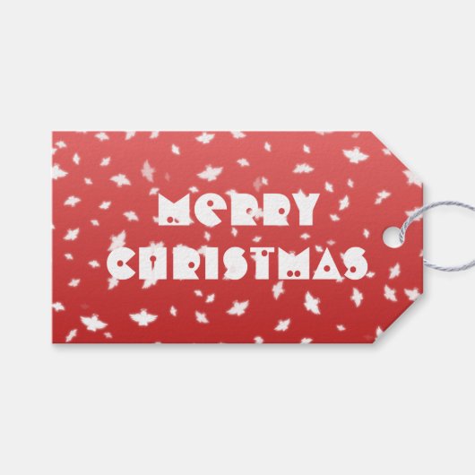 Kerstangels Cadeaulabel (Voorkant (Horizontaal))