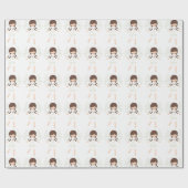 Kerstangels Cadeaupapier (Vlak)