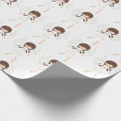 Kerstangels Cadeaupapier (Hoek)