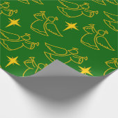 Kerstangels Cadeaupapier (Hoek)