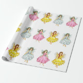 KerstAngels Dancing JL Biel Cadeaupapier (Uitgerold)
