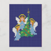 Kerstangels Feestdagenkaart (Voorkant)