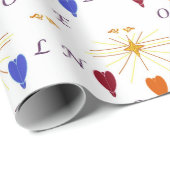 KerstAngels in Star Noel Cadeaupapier (Rol Hoek)