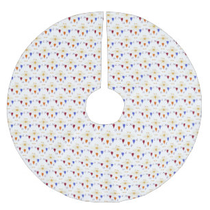Kerstangels in Star Noel Smaller Print Style Kerstboom Rok