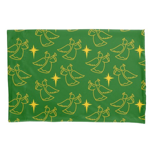 Kerstangels Kussensloop (Voorkant)