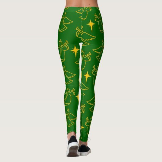 Kerstangels Leggings (Achterkant)
