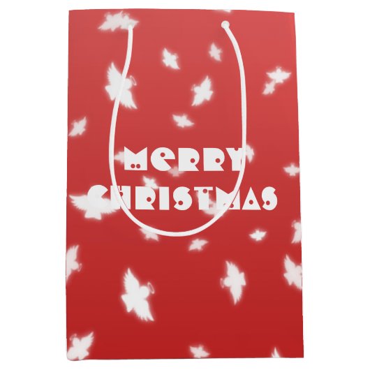 Kerstangels Medium Cadeauzakje (Voorkant)