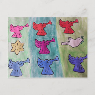 kerstangels met Briefkaarten