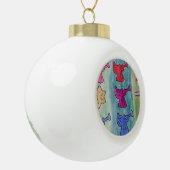 kerstangels met Ornament van Trumpets (Links)