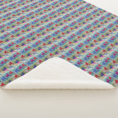 kerstangels met trompetten sherpa deken (3/4)