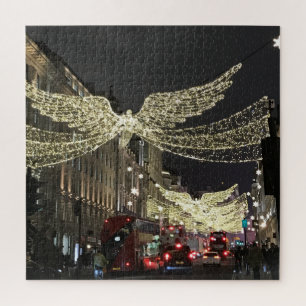 Kerstangels op Regent Street, Londen, Verenigd Kon Legpuzzel