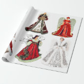 kerstangels papier (Uitgerold)