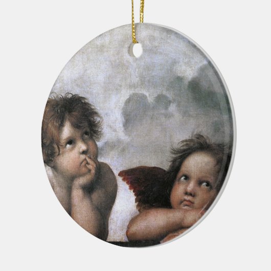 KerstAngels Raphael Keramisch Ornament (Links)
